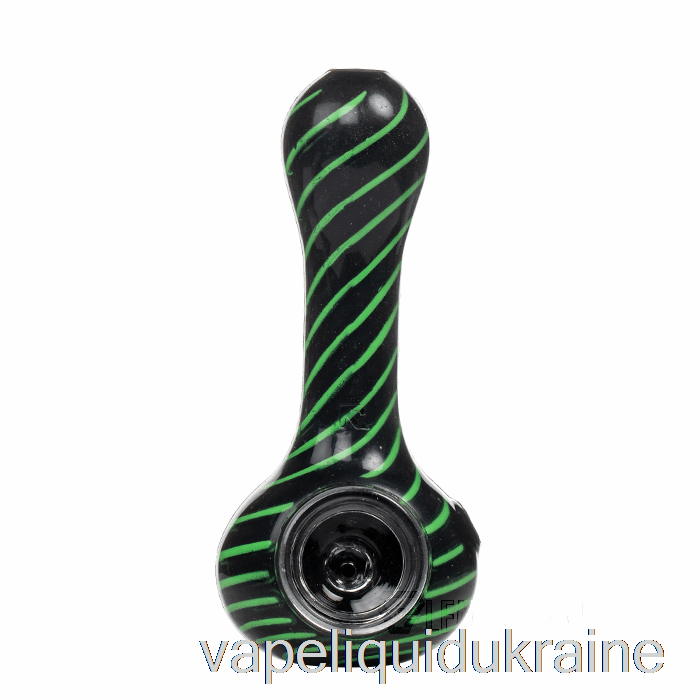 Vape Ukraine Eyce ORAFLEX Spiral Silicone Spoon Black / Green